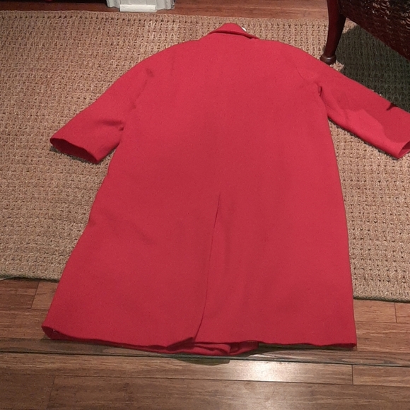 VINTAGE AQUASCUTUM OF LONDON CANADA RED - Picture 5 of 9